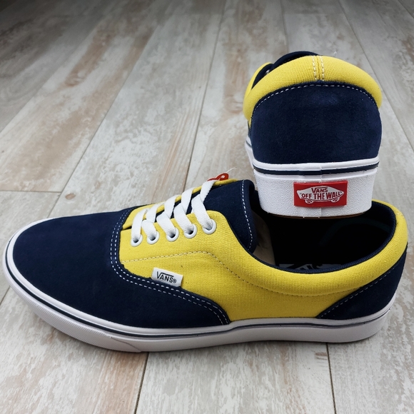 Vans Era Comfycush Suede/Canvas Dress Blues/Yellow - Picture 5 of 9